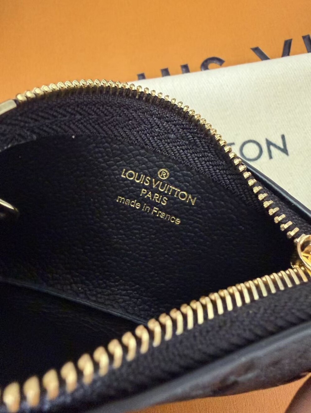 Louis Vuitton Black Monogram Empreinte Key Pouch - Picture 12 of 14